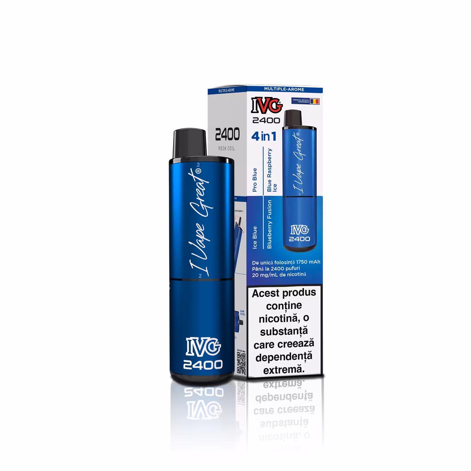 IVG-2400-Editie-4-in-1-multi-aroma-blue-edition BLUE EDITION - IVG 2400 + 4 AROME - imagine 1