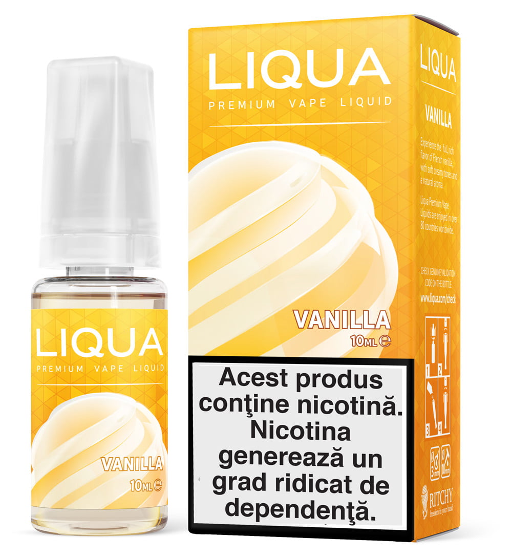Vanilla 10 mol Lichid Liqua Vanilla 10 ml - 12mg - imagine 1