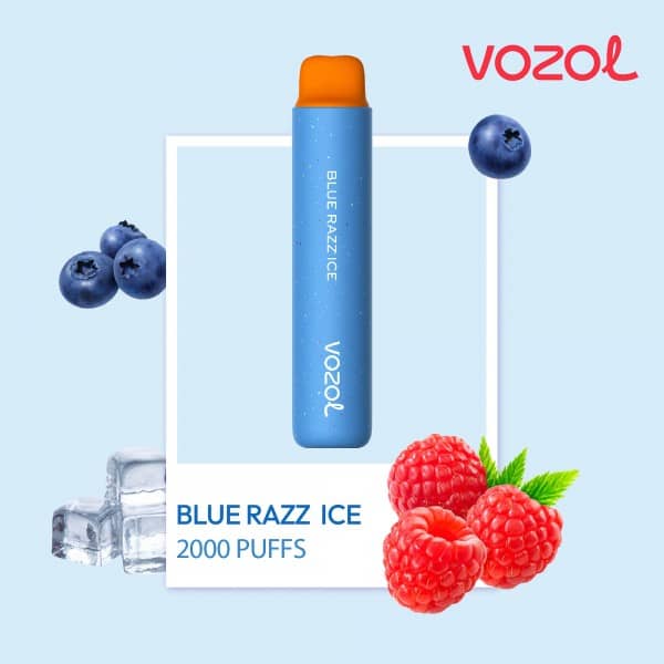 vozol2000star2 Vozol Star 2000 Blue Razz Ice - imagine 1