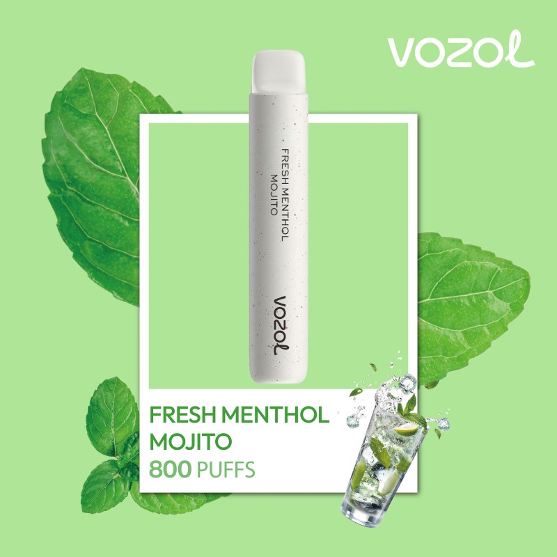 vozol800star13 Vozol Star 800 2% Fresh Menthol Mojito - imagine 1