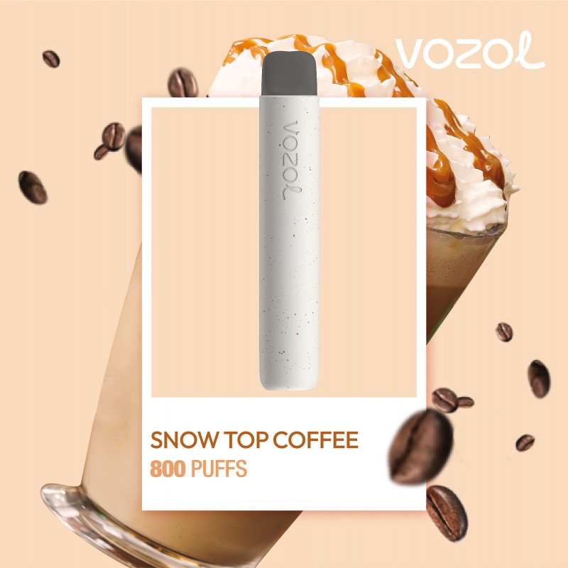 vozol800star24 Vozol Star 800 2% Snow Top Coffee - imagine 1