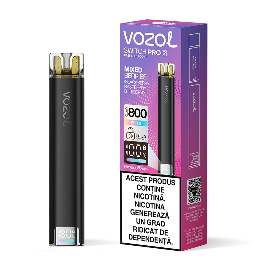 Mixed berries KIT VOZOL SWITCH PRO 2 MIXED BERRIES - imagine 1